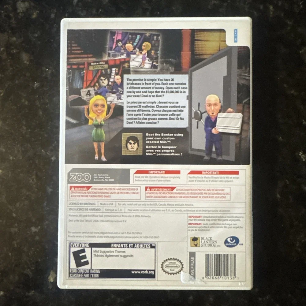Deal or No Deal - Nintendo Wii Game